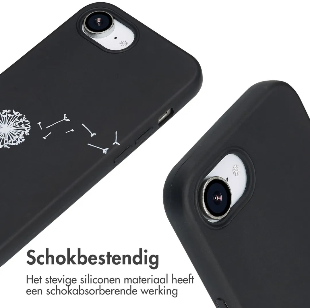 Imoshion iPhone 16e Siliconen Hoesje - Dandelion Black
