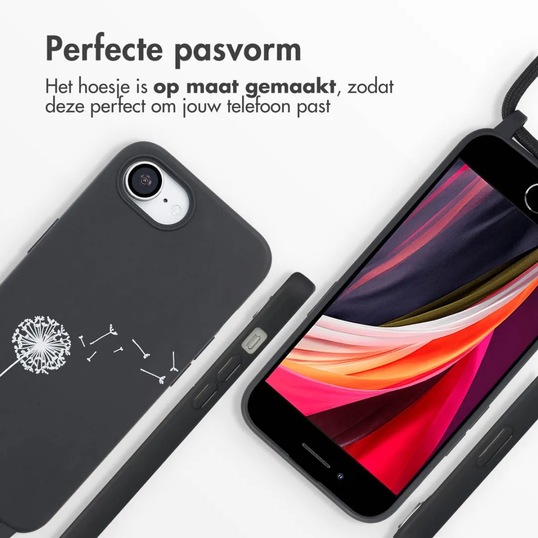 Imoshion iPhone 16e Siliconen Hoesje - Dandelion Black - afbeelding 6 van 6
