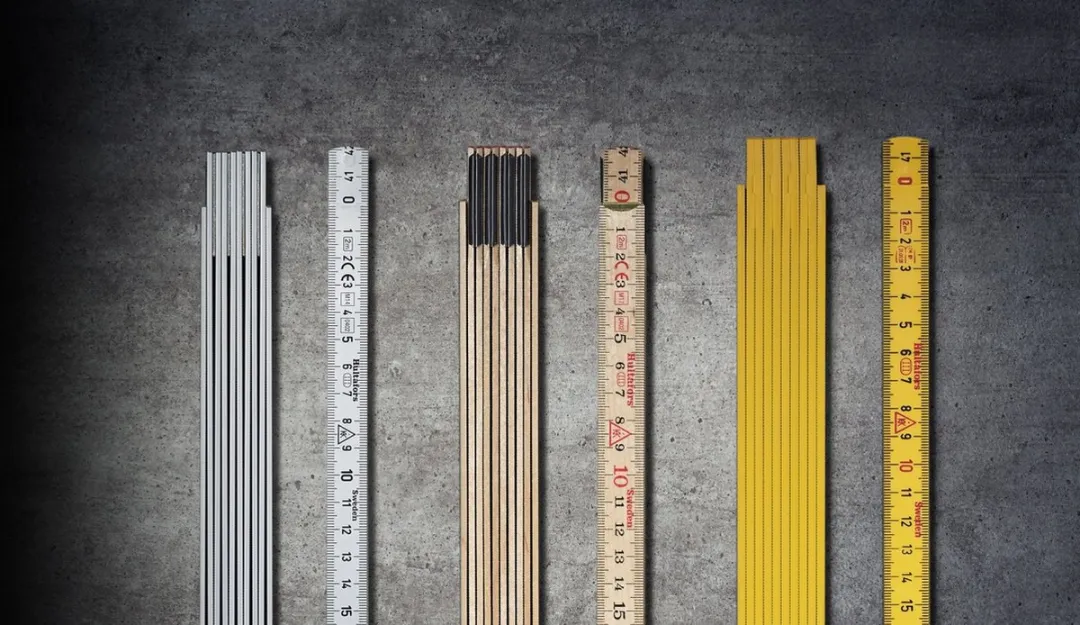 Hultafors A59-1-6 duimstok - aluminium - 1m