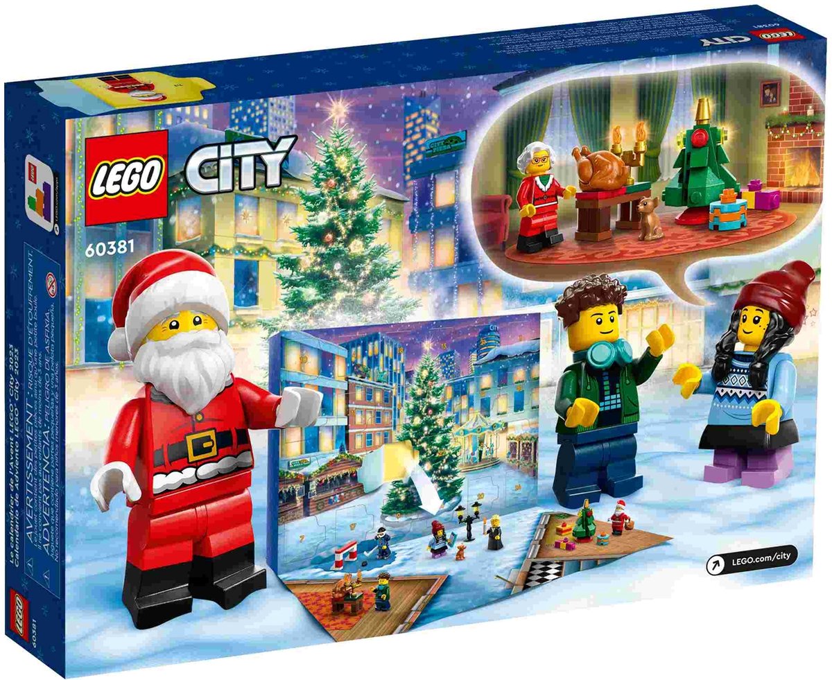 LEGO City Adventskalender 2023 met 24 Cadeautjes - 60381
