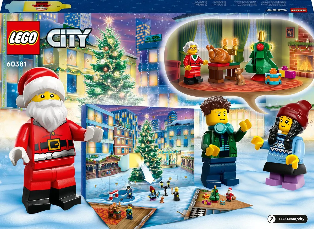 LEGO City Adventskalender 2023 60381 - 24 Cadeautjes