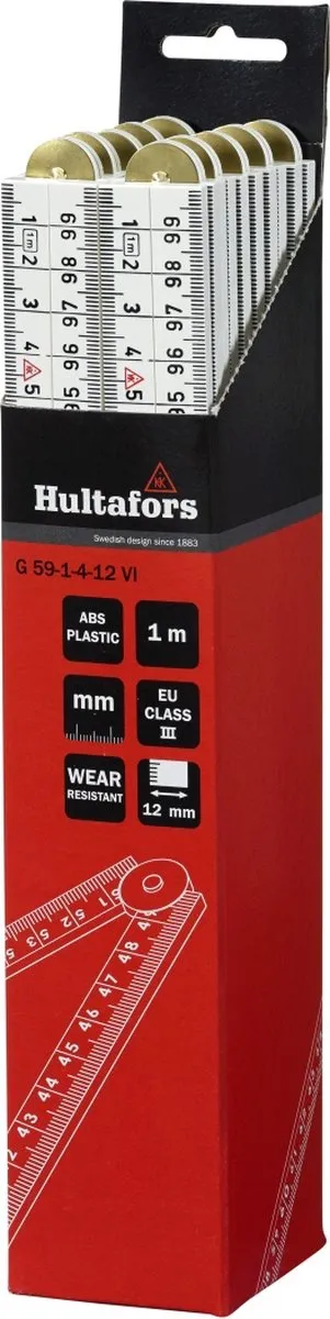 Hultafors Duimstok - Wit Nylon