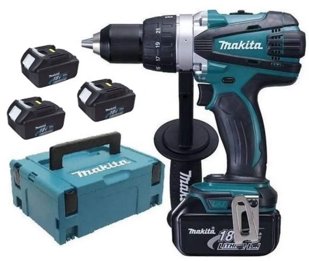 Makita DDF458RF3J Boor-/schroefmachine - 3x 3.0Ah accu's - afbeelding 2 van 2