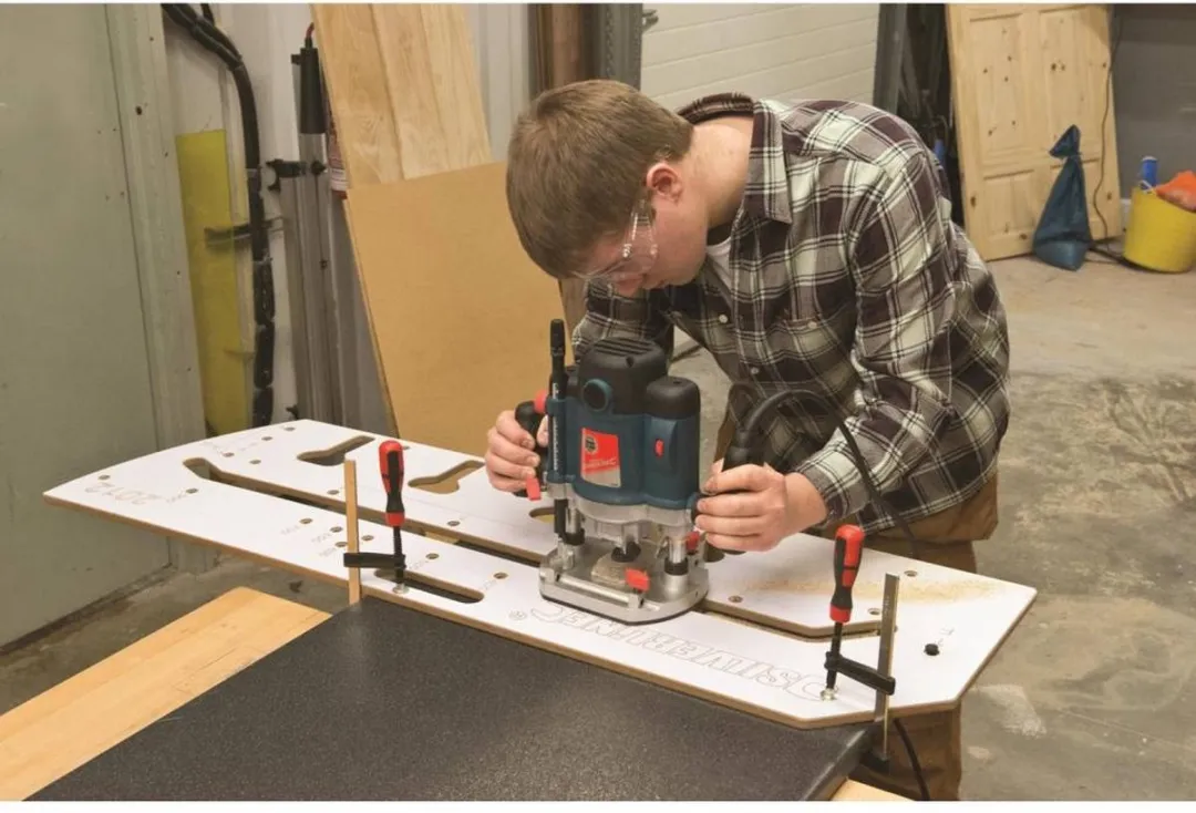 Silverline Werkblad freesmal - veelzijdige verbindingen - vezelplaat - tot 900 mm