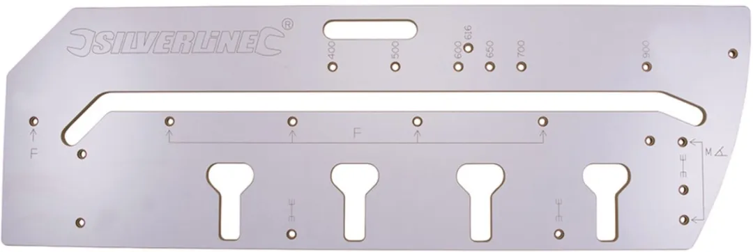 Silverline Werkblad freesmal - veelzijdige verbindingen - vezelplaat - tot 900 mm