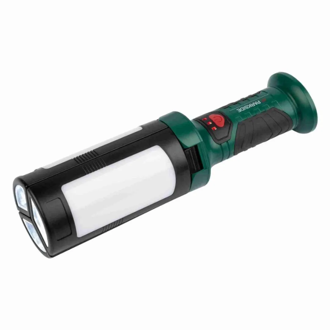 PARKSIDE® PWFL 2200 LED Werklamp – Oplaadbare Bouwlamp met Magnetische Voet & Powerbankfunctie – Draagbare LED Werkplaatslamp met Sterke Lichtopbrengst – Voor Binnen & Buiten Gebruik