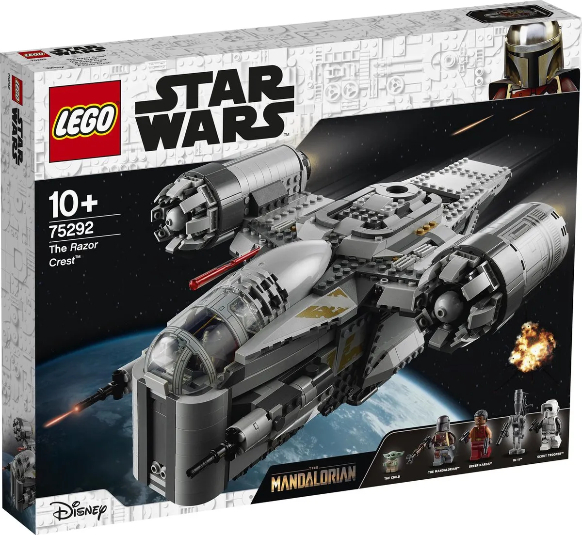 LEGO Star Wars The Mandalorian Premiejagertransport 75292 - 276 Stukken