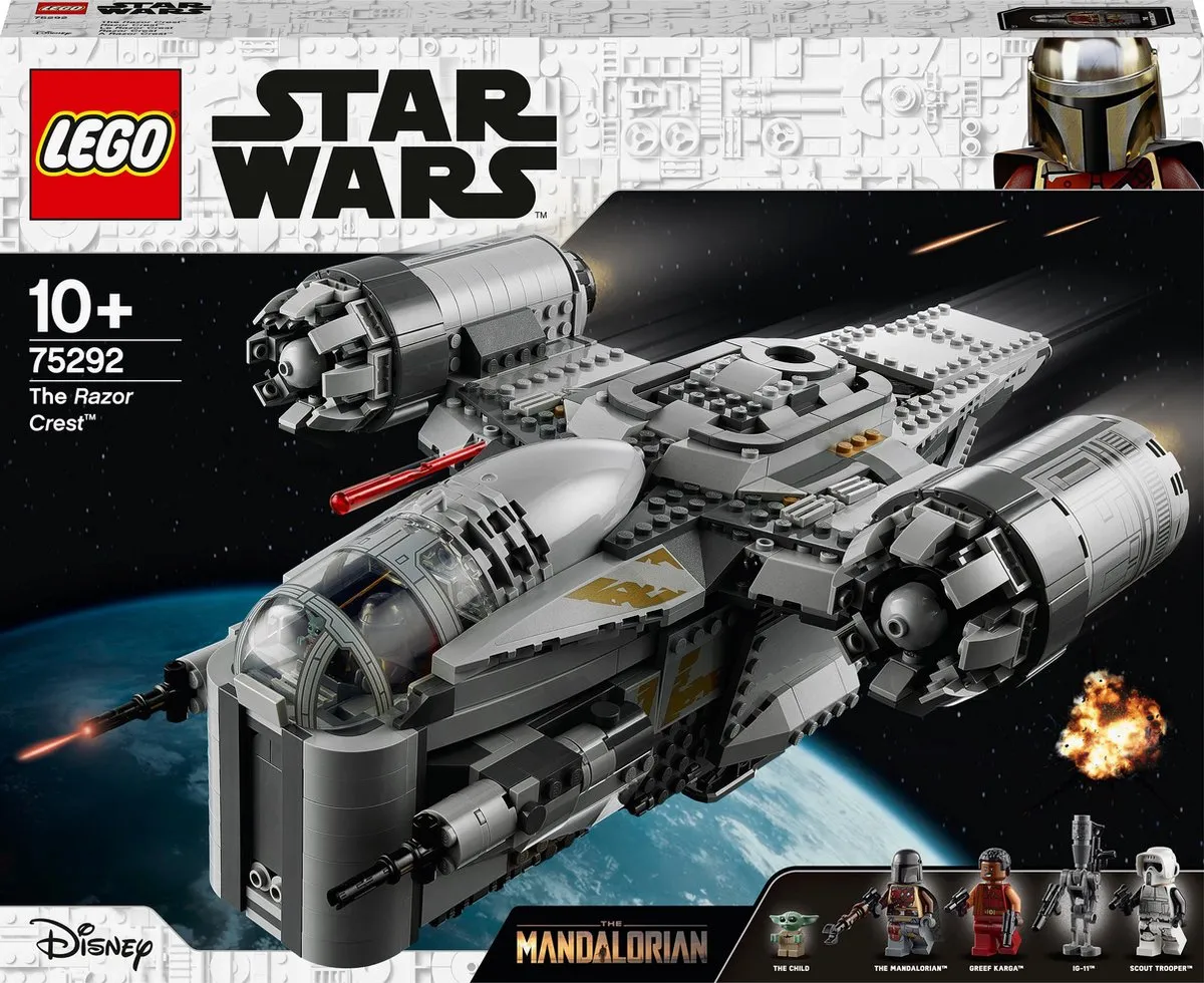 LEGO Star Wars The Mandalorian Premiejagertransport 75292 - 276 Stukken