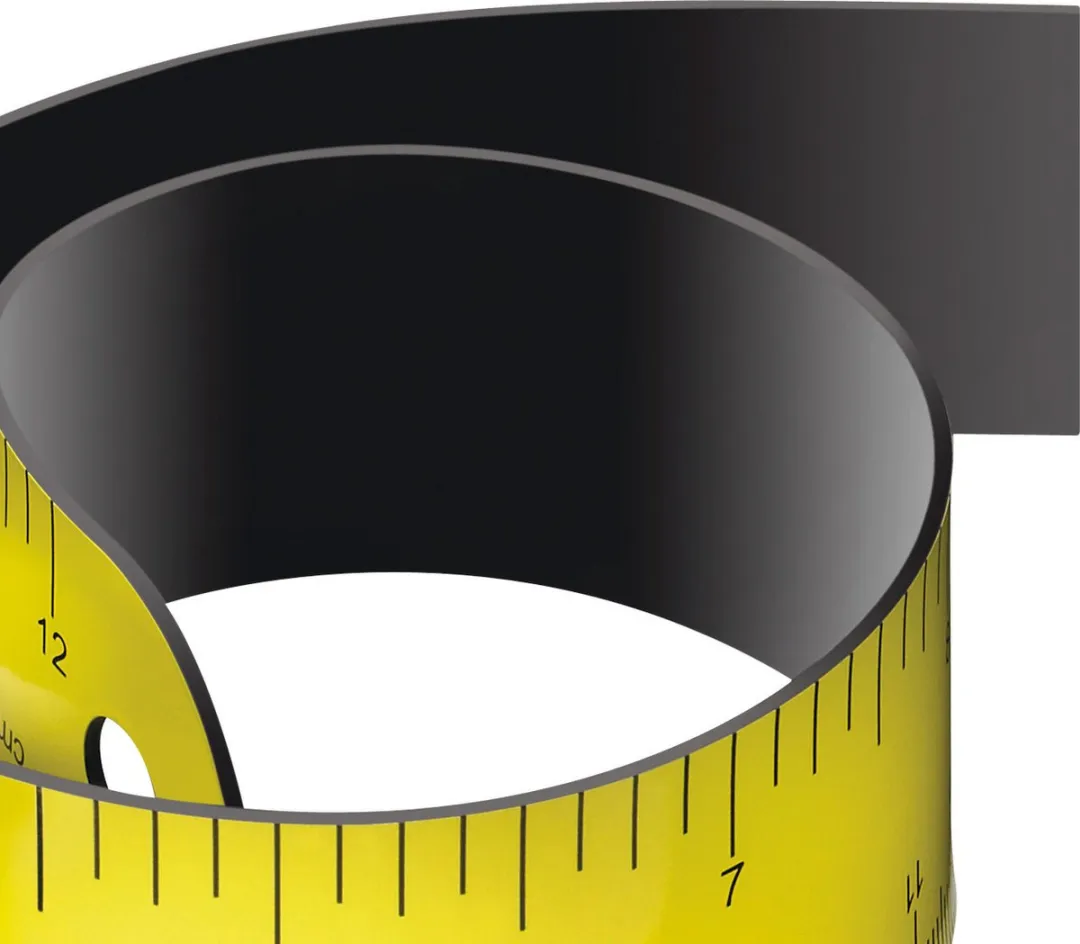 Westcott Magnetische Oprolbare Liniaal 30cm - Geel