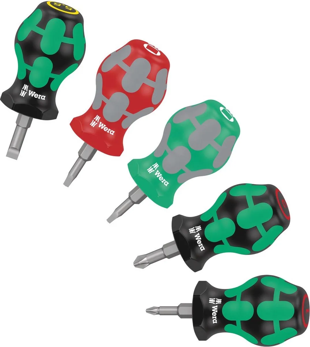 Wera 05008872001 Stubby Schroevendraaierset 5-delig