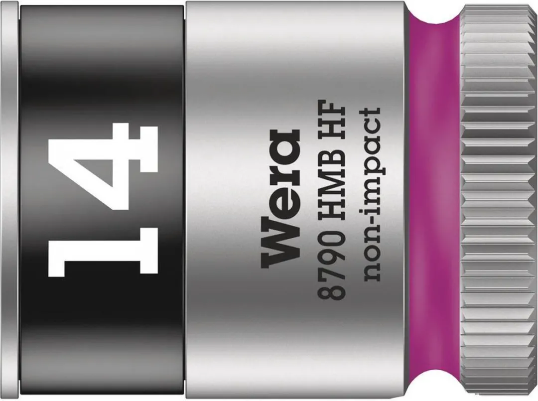 Wera 8790 HMB HF Dopinzet 14mm 3/8" - Kleurloos