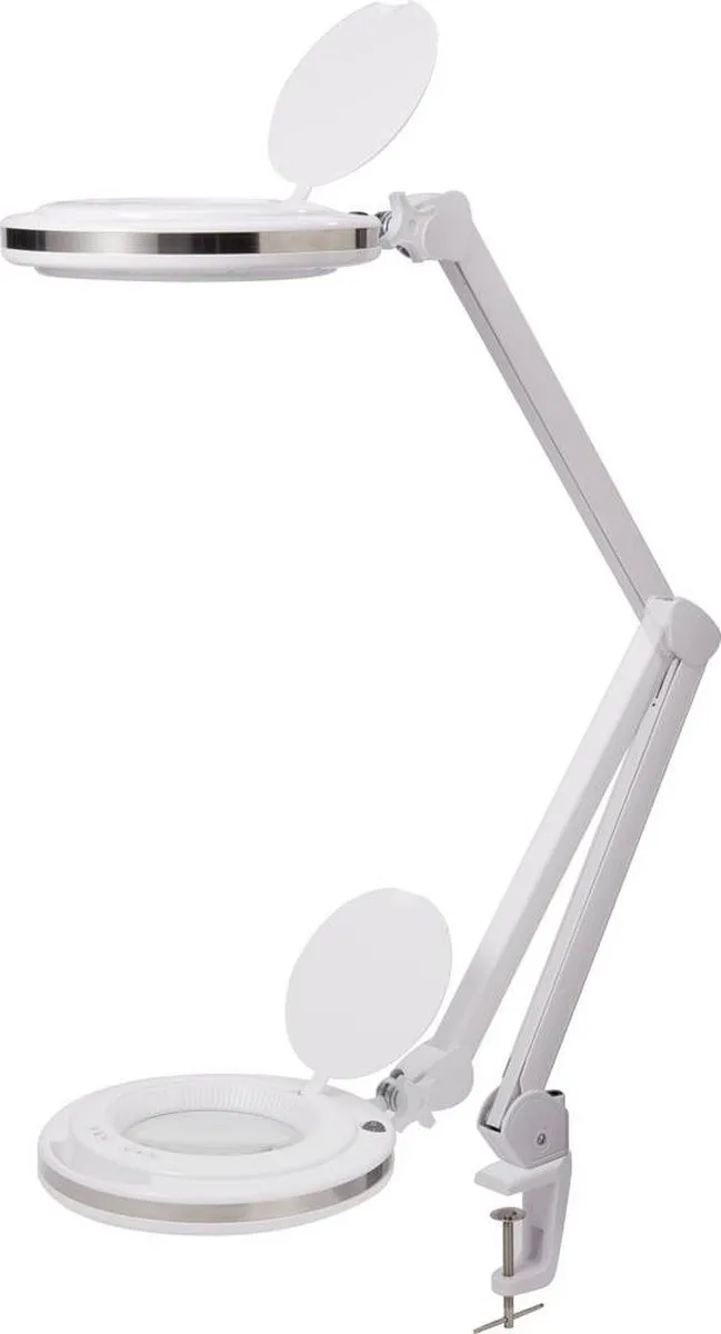 TOOLCRAFT TO-7567479 Toolcraft 730 lm 127 mm (5 inch) dimbare LED-loeplamp met klem 8D 3X Vergrotingsfactor=3.0 x Energ