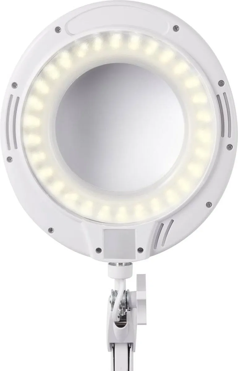 TOOLCRAFT TO-7567479 Toolcraft 730 lm 127 mm (5 inch) dimbare LED-loeplamp met klem 8D 3X Vergrotingsfactor=3.0 x Energ