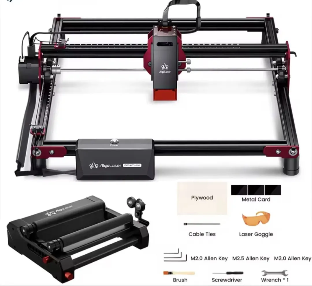 Sculpfun s9 Laser Graveermachine 2 in 1 Set - Met Expansion Kit - Graveer Eenvoudig Grote Objecten - 226% Groter Graveergebied - Brede Compabiliteit