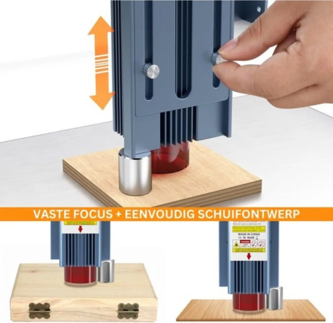 Sculpfun s9 Laser Graveermachine 2 in 1 Set - Met Expansion Kit - Graveer Eenvoudig Grote Objecten - 226% Groter Graveergebied - Brede Compabiliteit