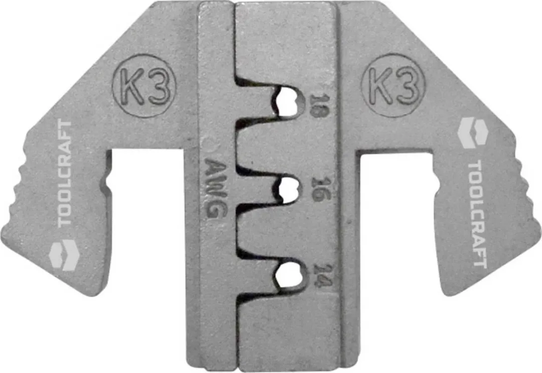 TOOLCRAFT PLE-0K3 Krimpinzetstuk Duits K3