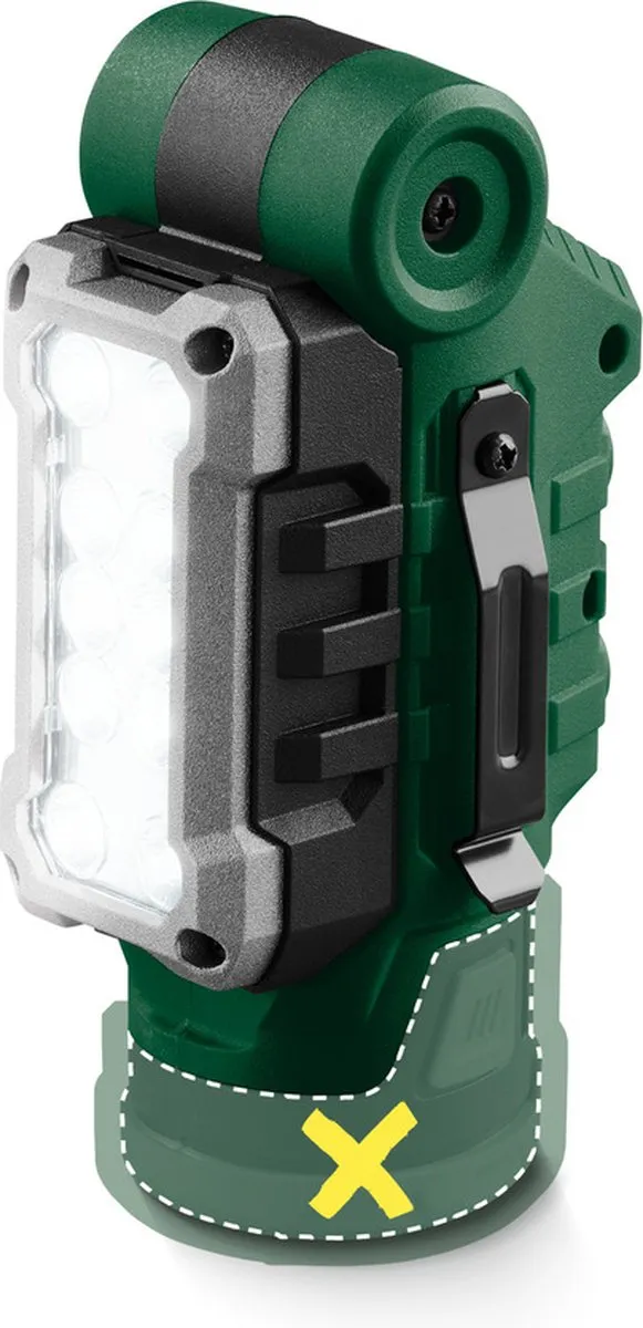PARKSIDE Accu-LED Werklamp 12V - 480 Lm Koelwit Groen