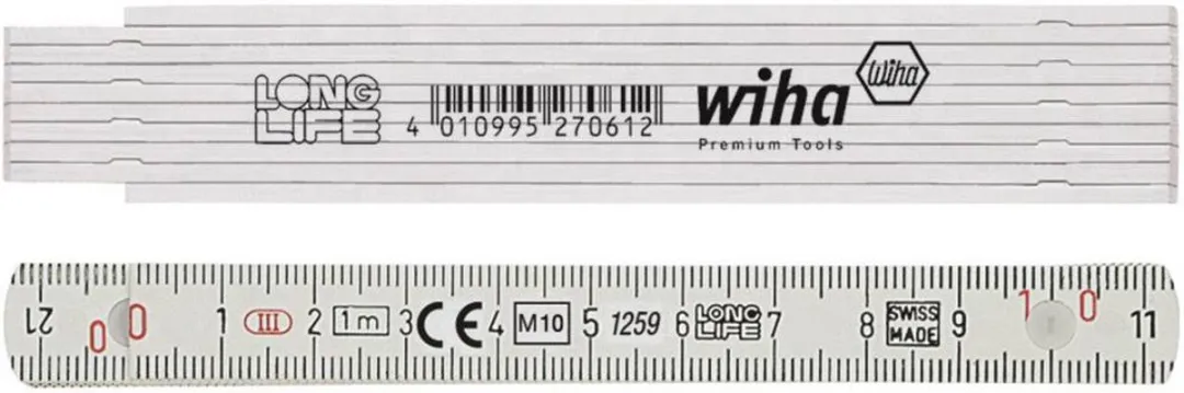 Wiha Duimstok Longlife 27062 1m - 10 Delen