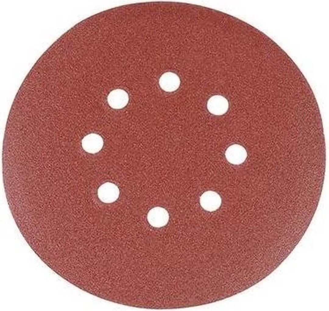 Silverline Geperforeerde Klittenband Schuurschijven Ø150mm - 10 Stuks