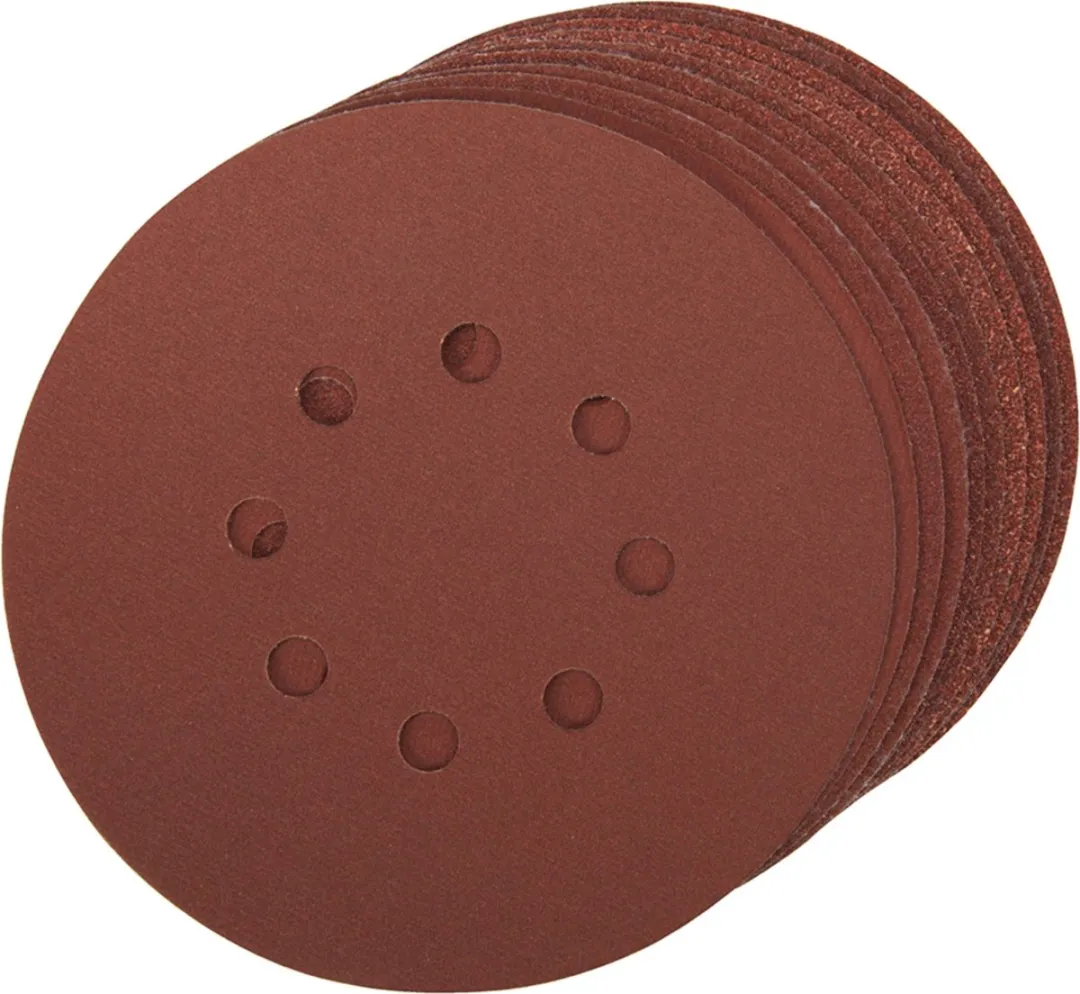 Silverline Geperforeerde Klittenband Schuurschijven Ø150mm - 10 Stuks
