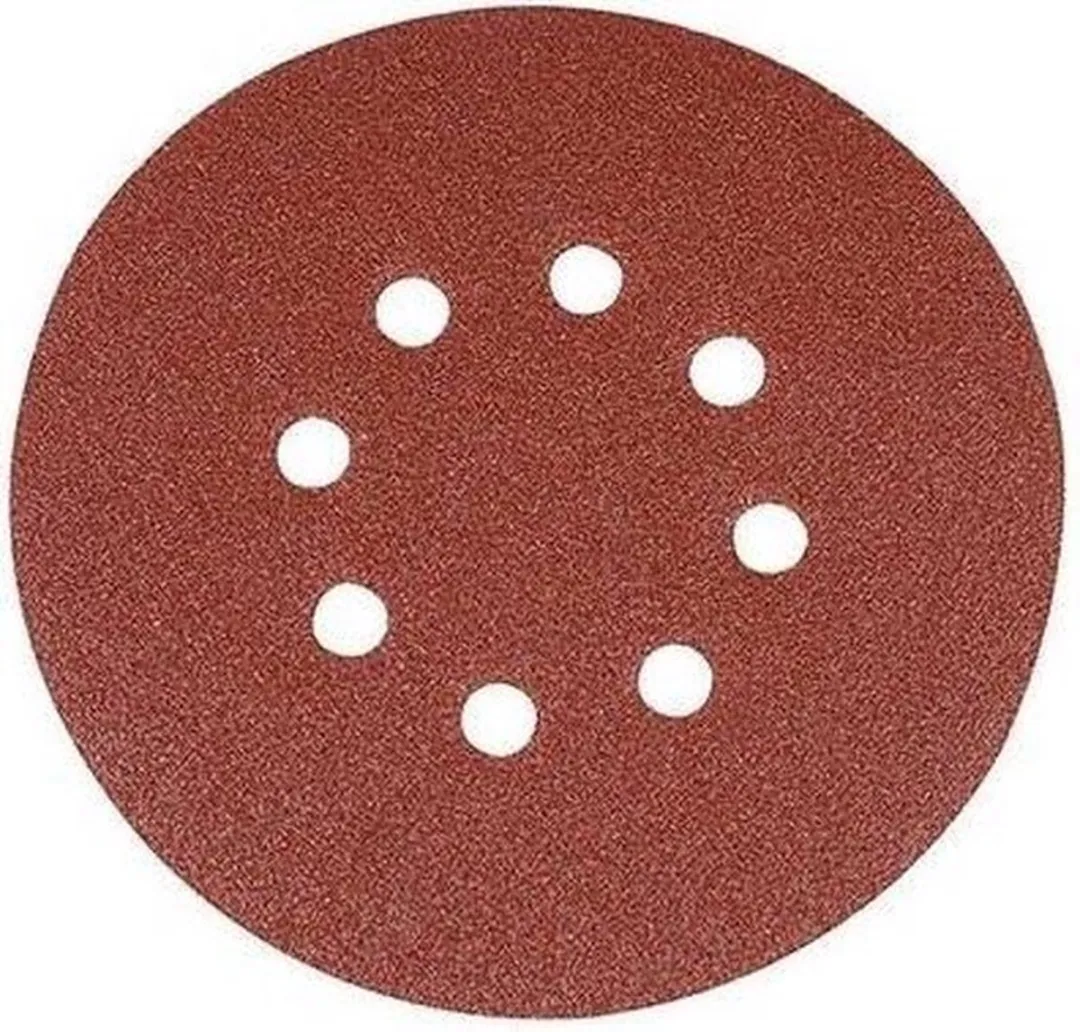 Silverline Geperforeerde Klittenband Schuurschijven Ø150mm - 10 Stuks