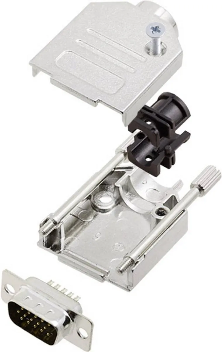 Amphenol L17DTZK09+L717HDE15P D-sub male connectorset 180 ° Aantal polen: 15 Soldeerkelk 1 stuk(s)