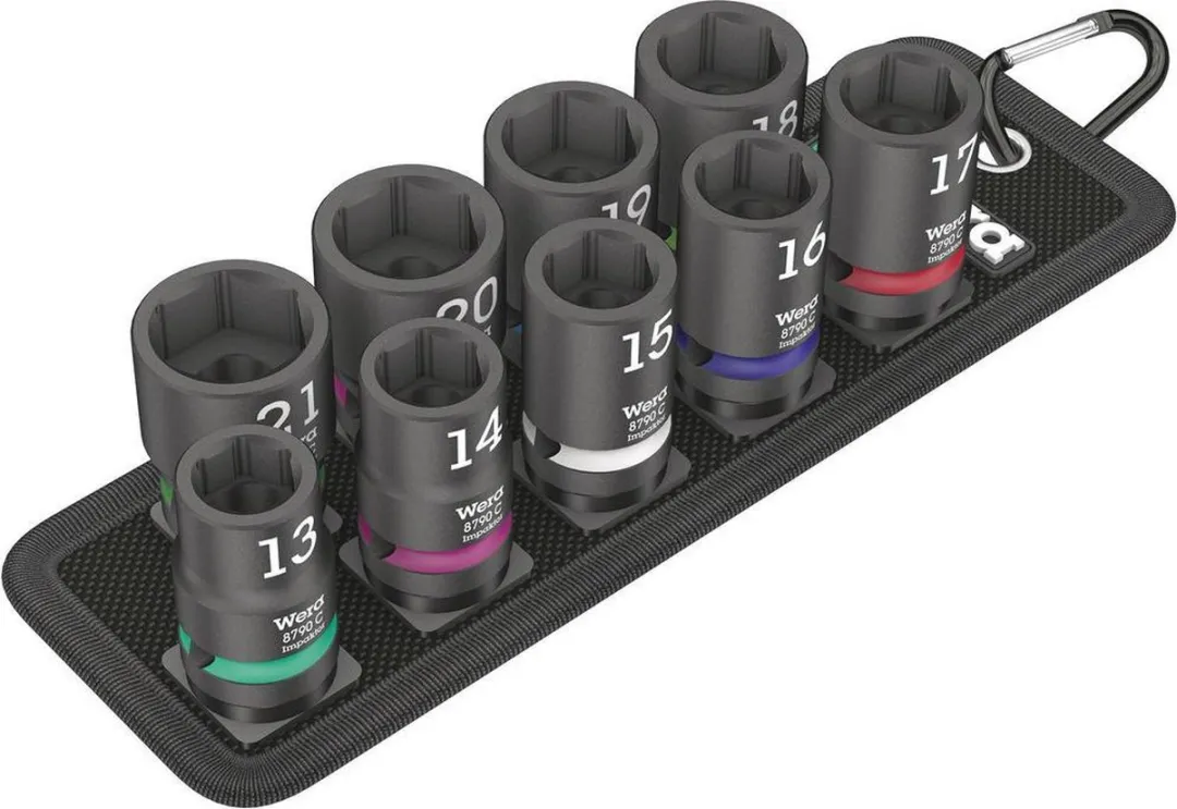 Wera 5004580001 Belt C Impaktor 1 Doppenset - 9-delig - 1/2"