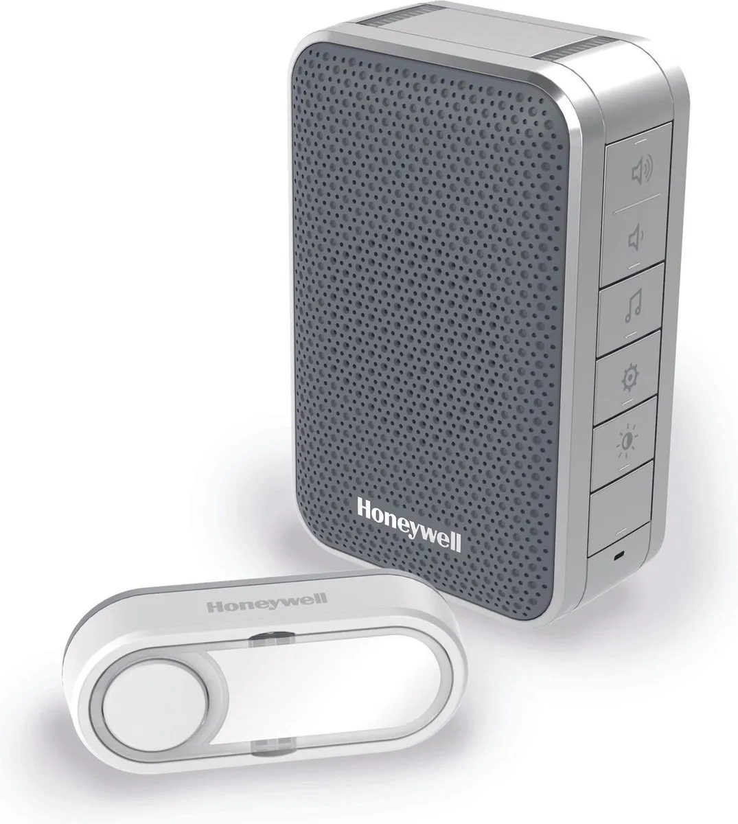 Honeywell DC313S Draadloze Deurbel - Grijs/Zilver