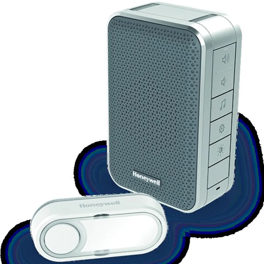 Honeywell DC313S Draadloze Deurbel - Grijs/Zilver