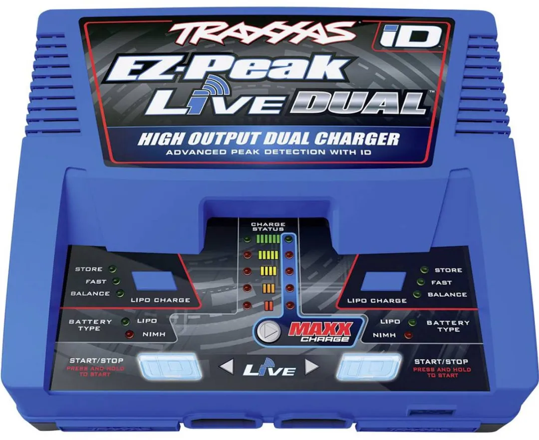 Traxxas EZ-Peak Live Dual TRX-2973G Modelbouwoplader 26A