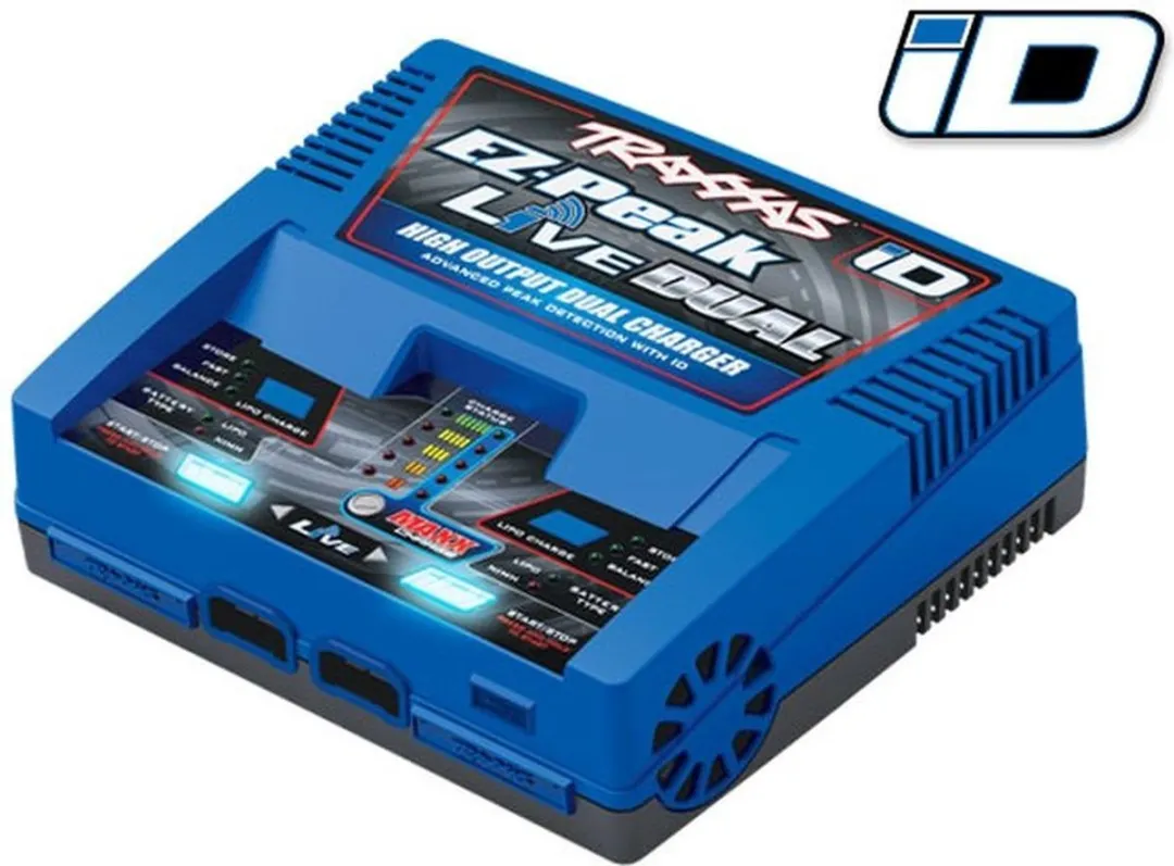 Traxxas EZ-Peak Live Dual TRX-2973G Modelbouwoplader 26A