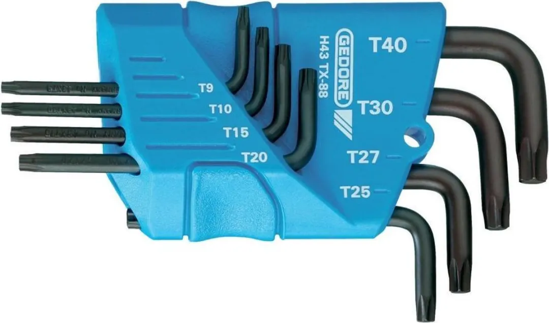 Gedore H 43 TX Stiftsleutelset TORX