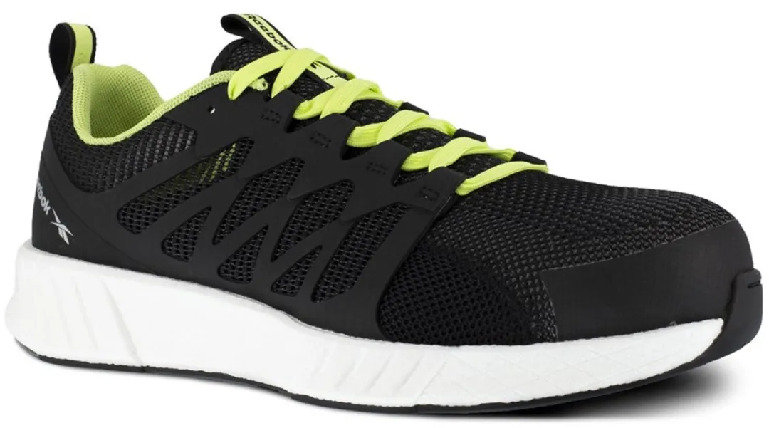 Reebok Fusion Flexweave Work 1073 ESD S1P Werkschoen - Mannen - Zwart/Geel - 38