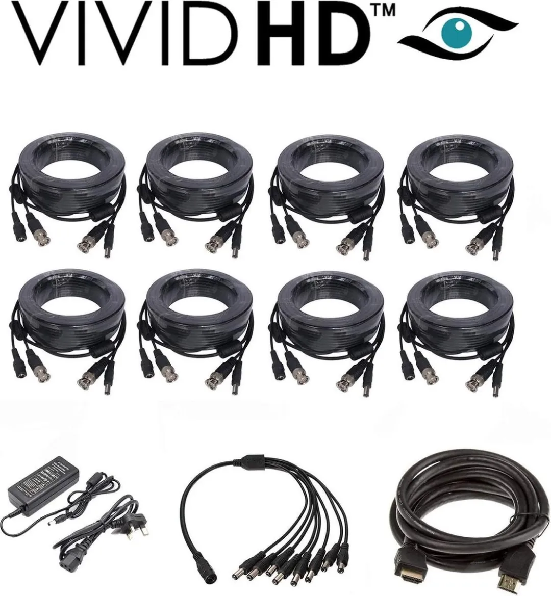 Hikvision DS-7208HUHI-K1 8 Kanalen Buitencamera Kit - 8x 5MP 3K - 2TB