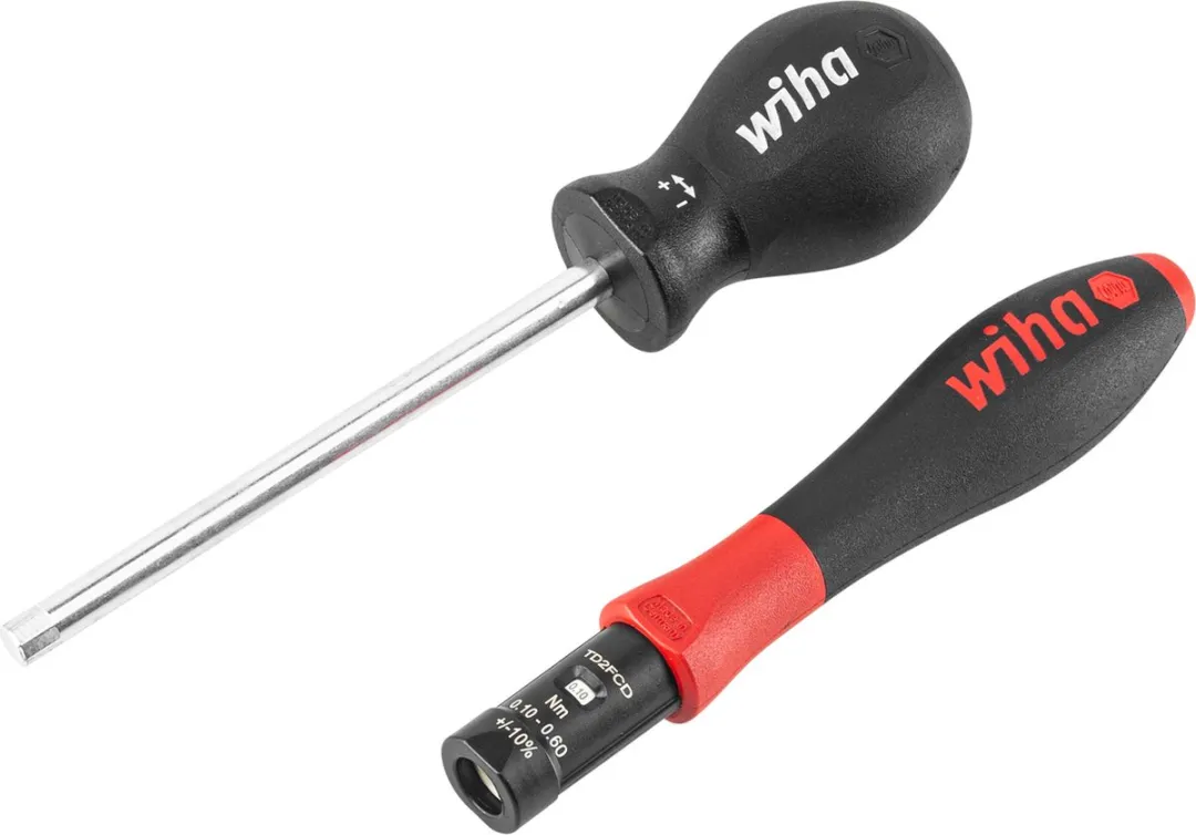 Wiha Momentschroevendraaier TorqueVario-S 28521060 - Zwart/Rood