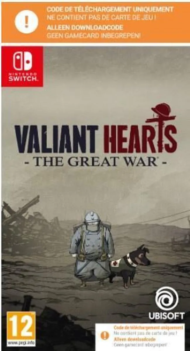 Ubisoft Valiant Hearts: The Great War Nintendo Switch - Code in Box