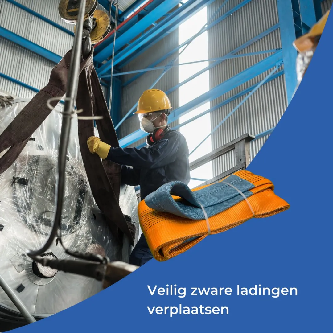 TETRA WSB Hijsband 10 Ton - 3m - Oranje - afbeelding 6 van 6