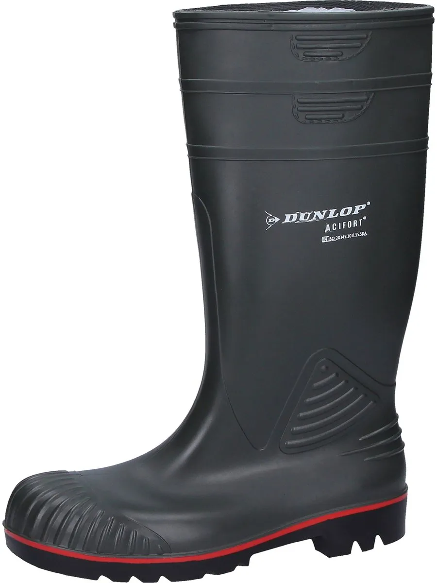 Dunlop Acifort Groen Knielaarzen S5