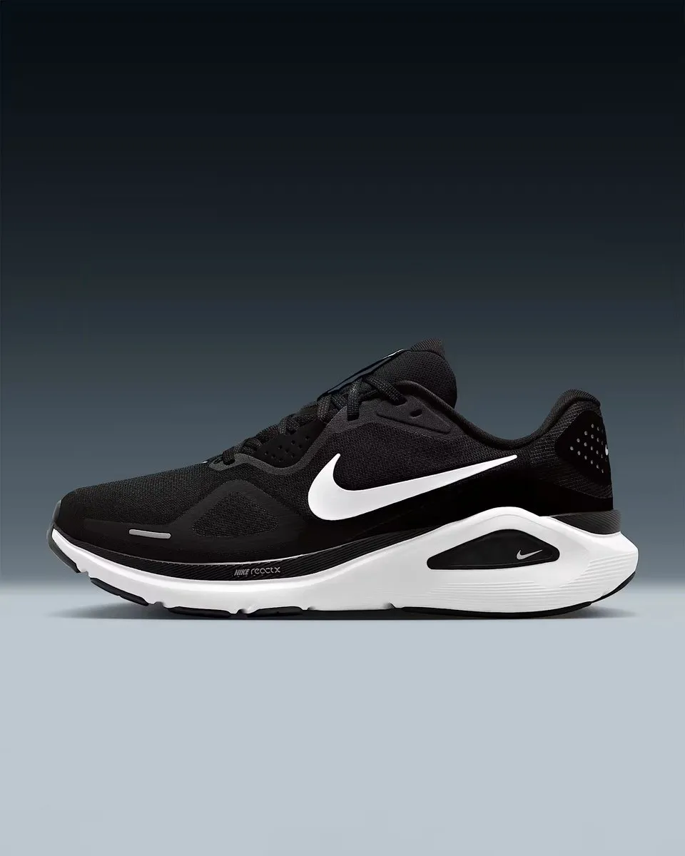 Nike Structure 26 Heren Hardloopschoenen - Anti-pronatie Zwart