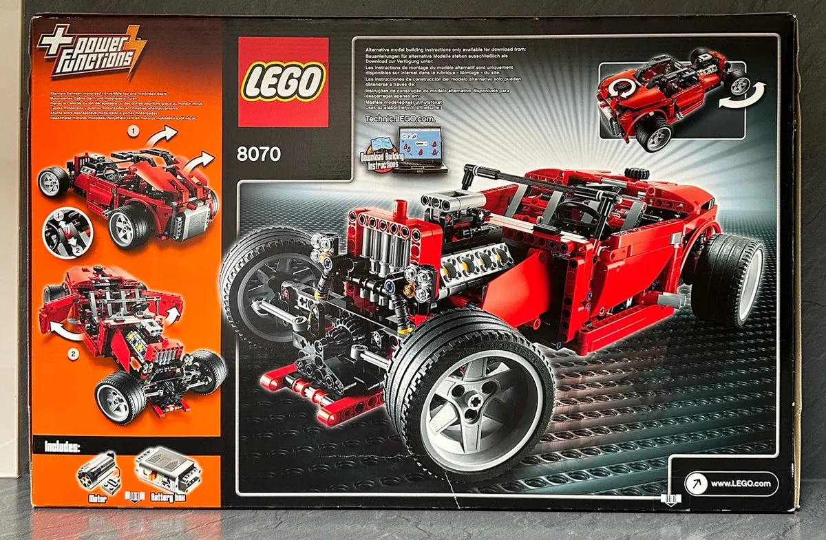 LEGO Technic Super Car 8070 - 1281 Stukken