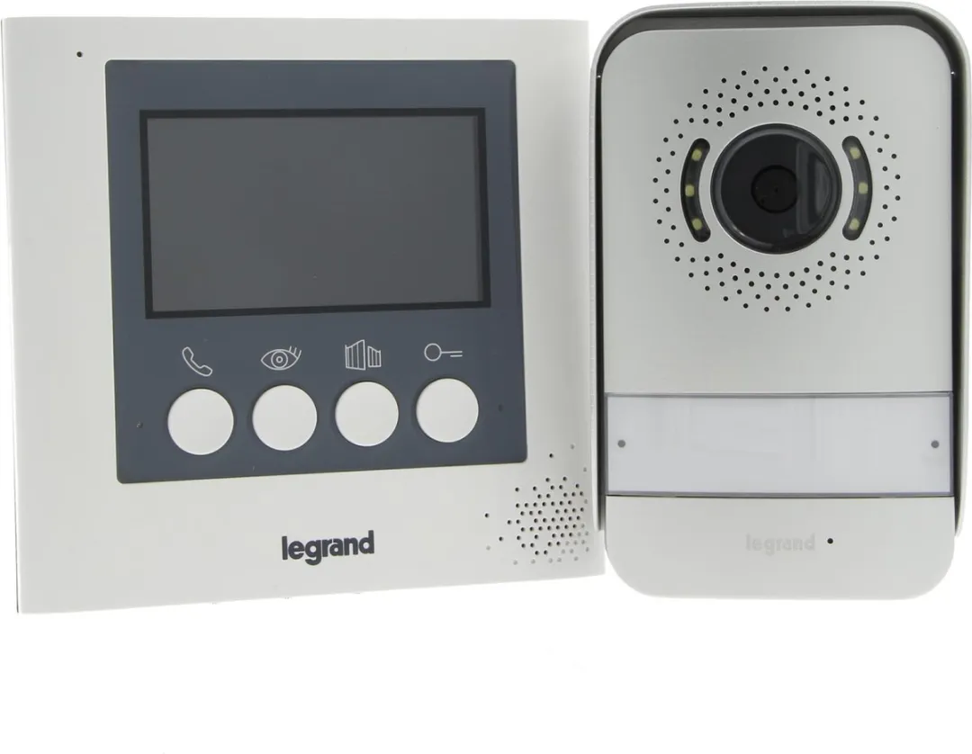 Legrand 360° videofoon systeem - grijs - 4,3" kleurenscherm