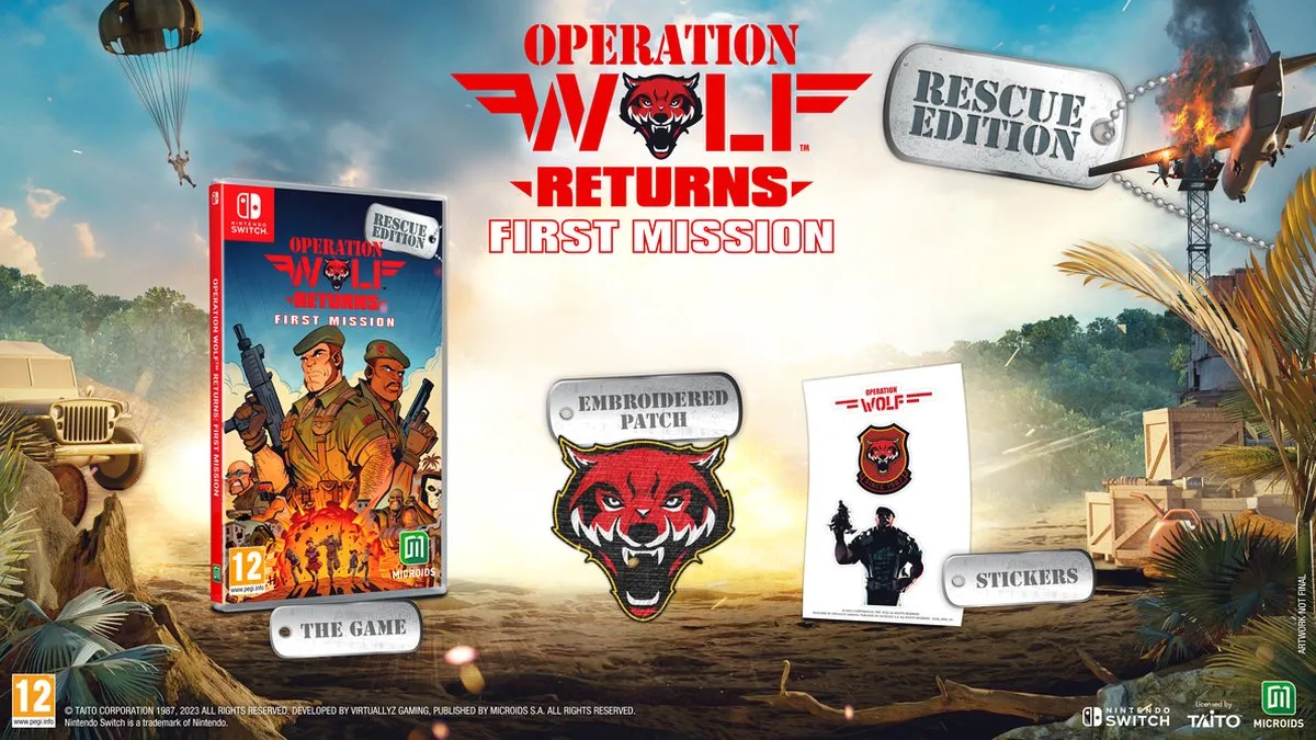 Mindscape Operation Wolf Returns First Mission Rescue Edition - Nintendo Switch