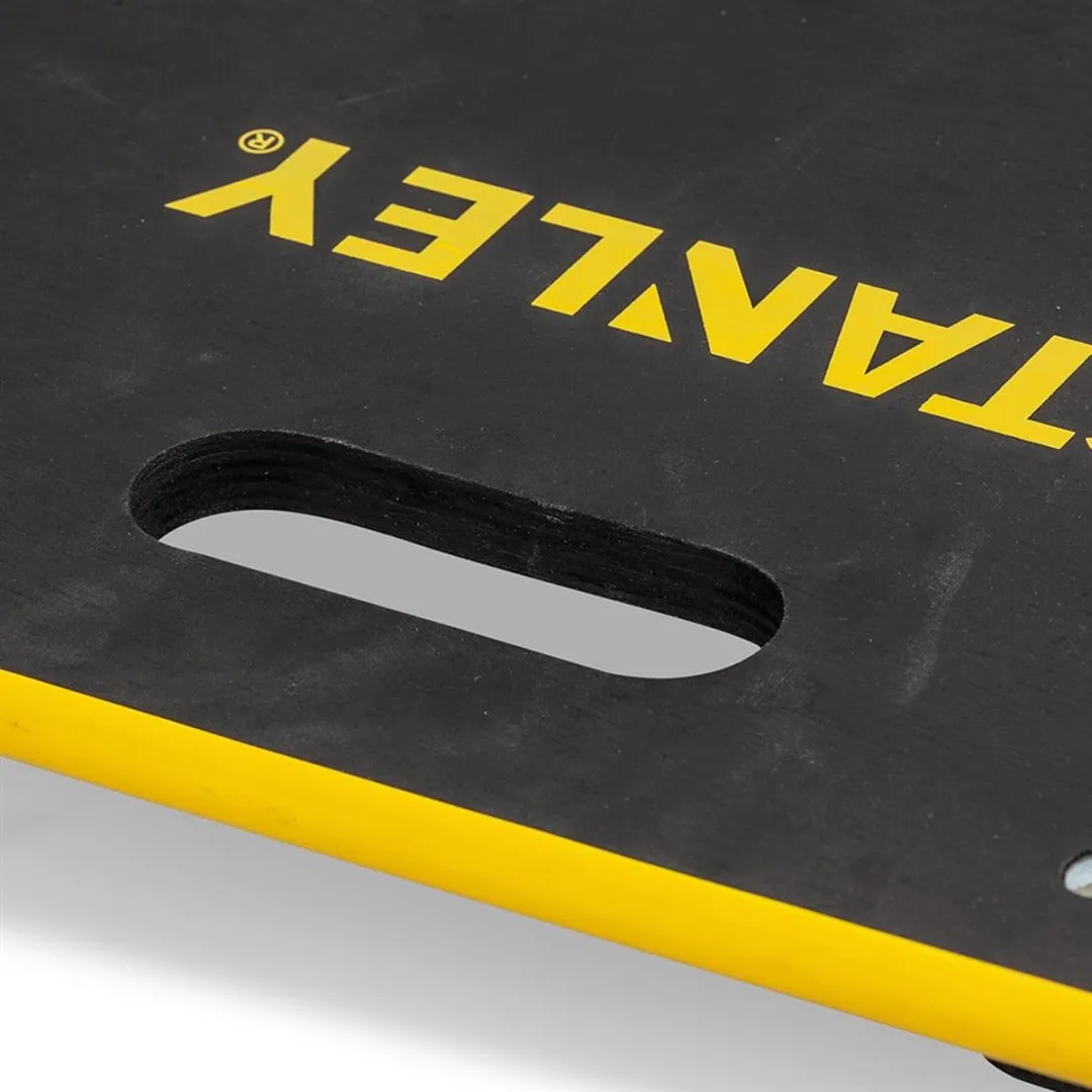 Stanley MS572 Meubelrollers 4 Stuks - 200kg - 100mm - Zwart/Geel - afbeelding 6 van 6