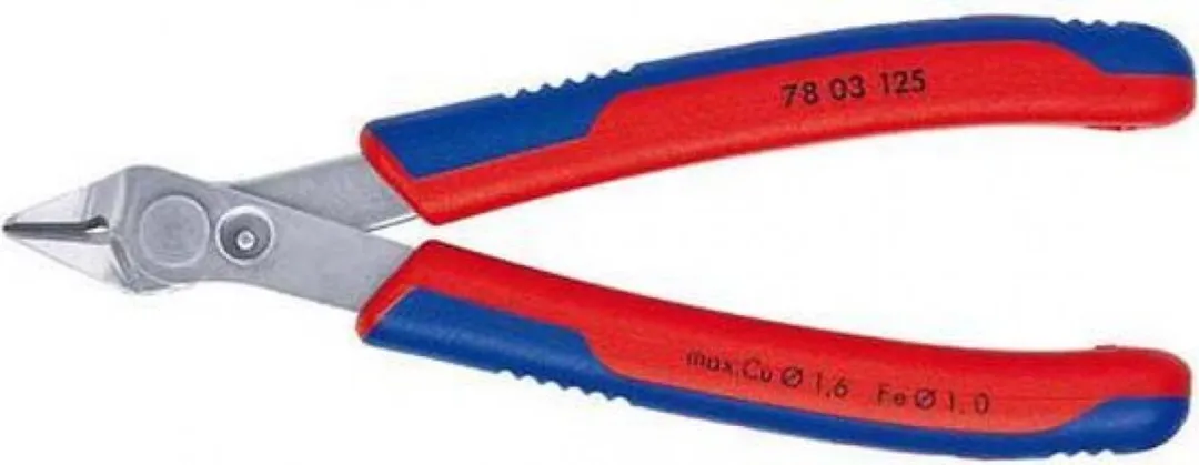 Knipex 76 22 125 Zijsnijtang zonder facet + Veer 125mm