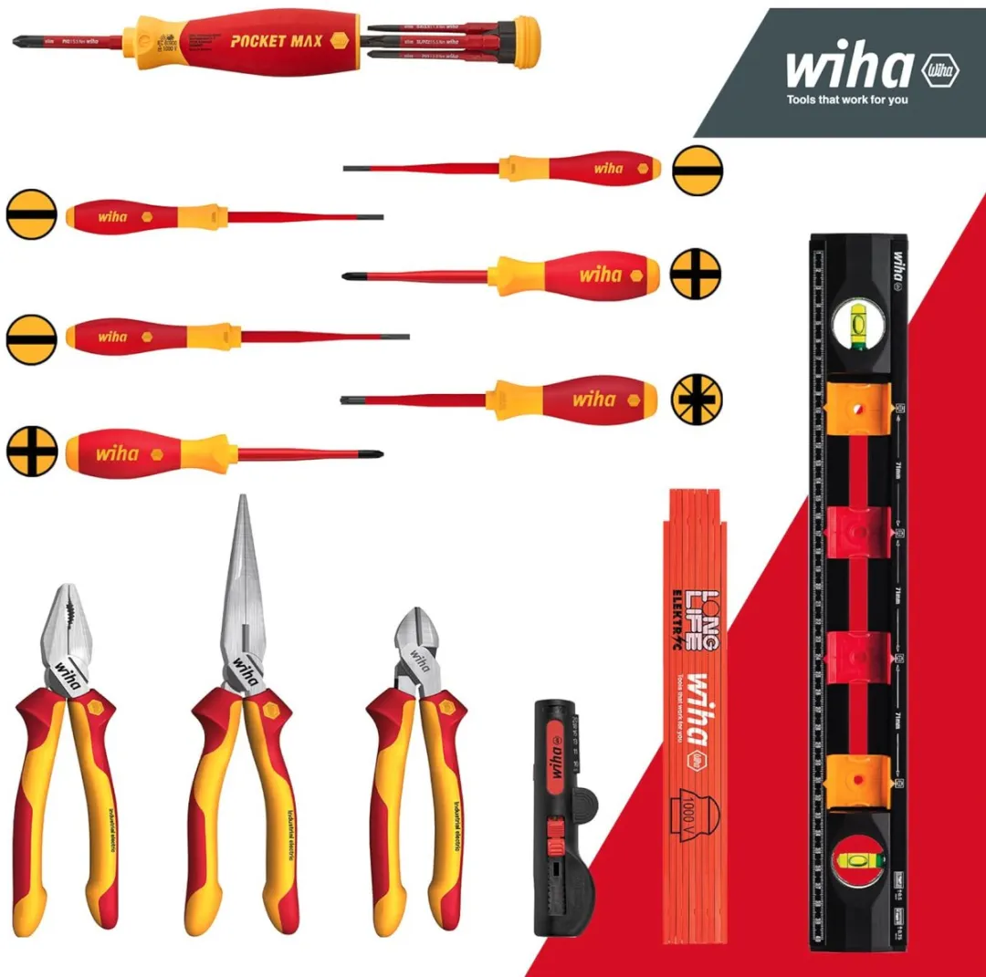 Wiha 45530 Basisgereedschapskoffer L - 18 Stuks