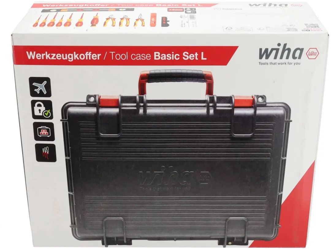 Wiha 45530 Basisgereedschapskoffer L - 18 Stuks