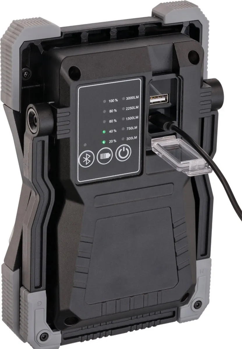 Brennenstuhl RUFUS 3010 MA Mobiele LED-bowlamp - 3000lm - Zwart