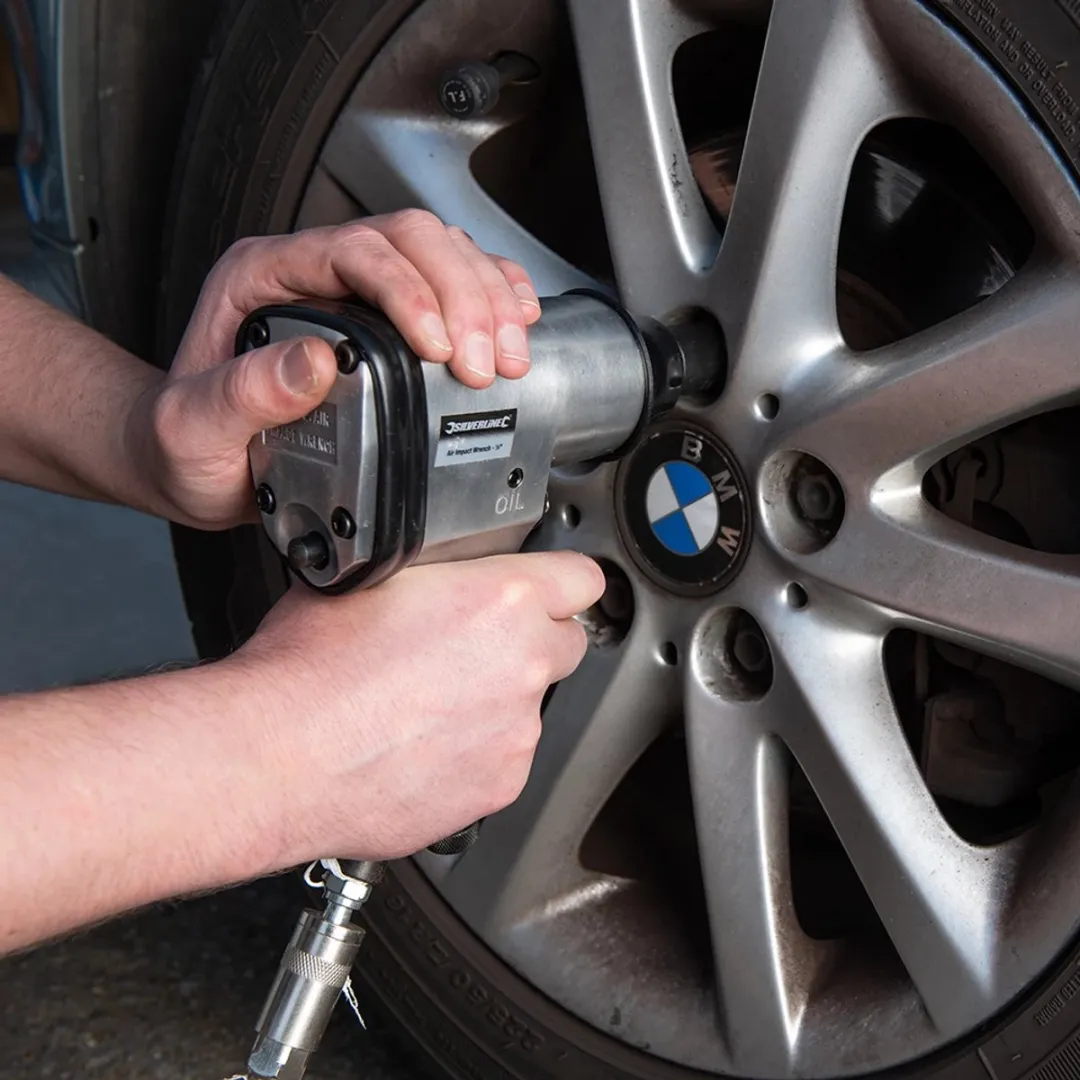 Silverline Pneumatische moersleutel - 4 standen - 312 Nm koppel - 13 mm