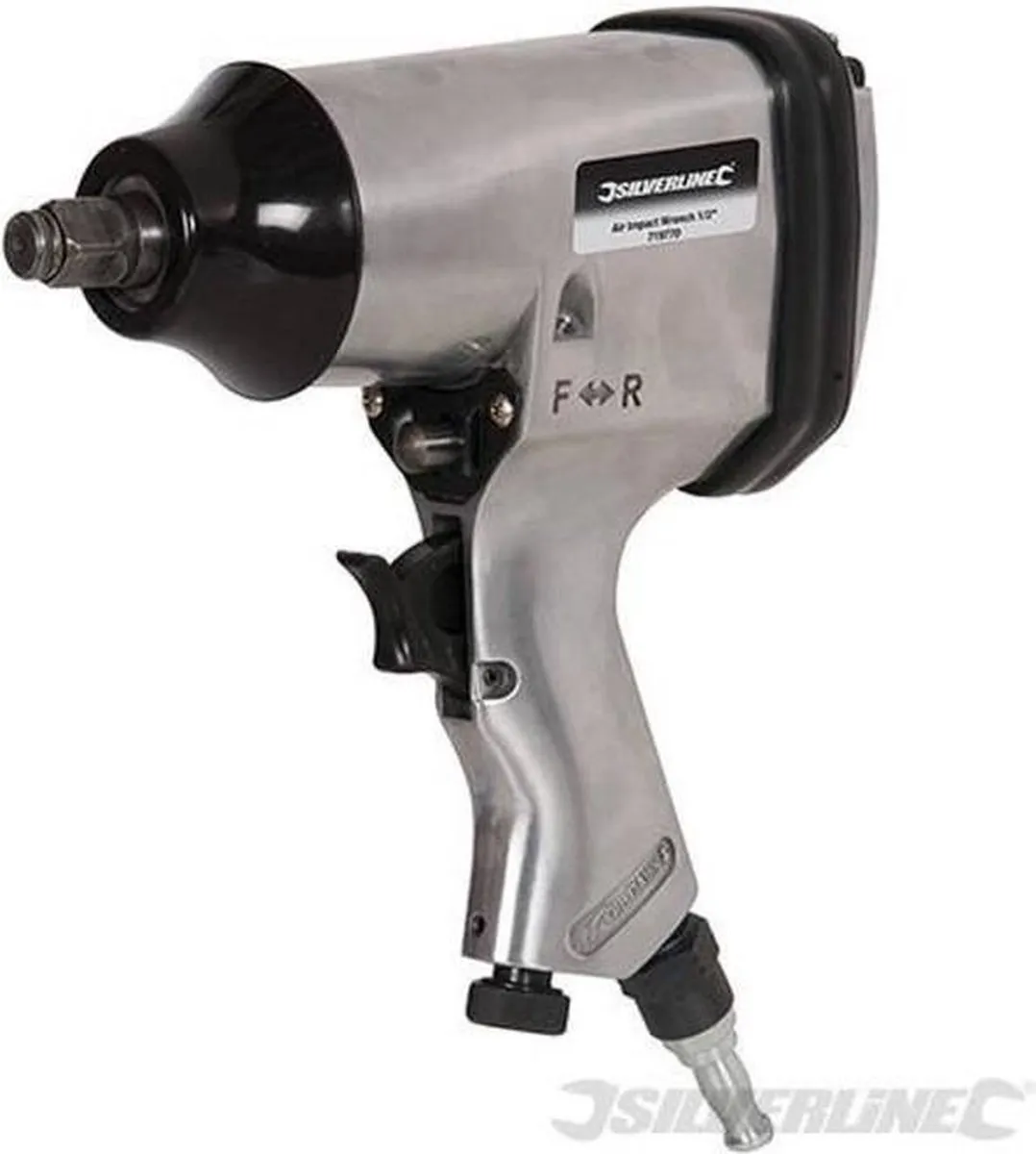 Silverline Pneumatische moersleutel - 4 standen - 312 Nm koppel - 13 mm