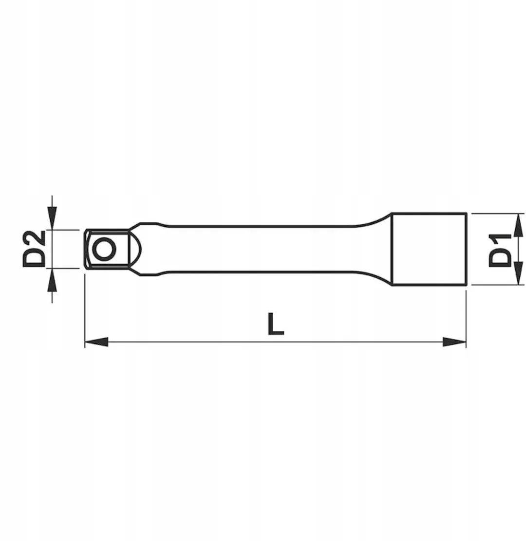 Würth Verlengstuk 1/4" 53mm - Zebra